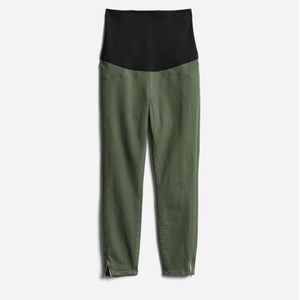 Just USA maternity cropped jeans-olive